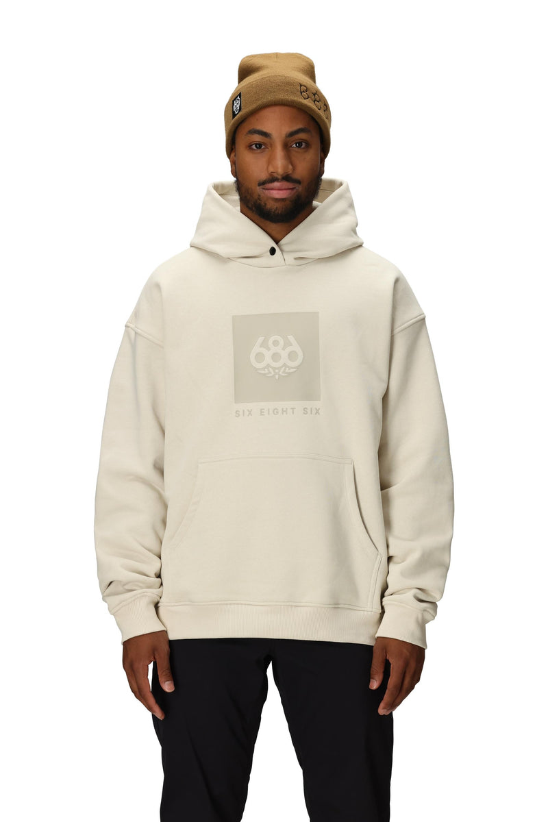 686 Knockout Logo Premium Heavyweight Pullover Hoody Limestone