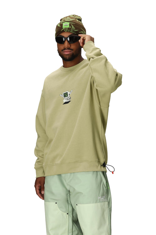 686 HUF Premium Heavyweight Crew Sweatshirt Huf Elm