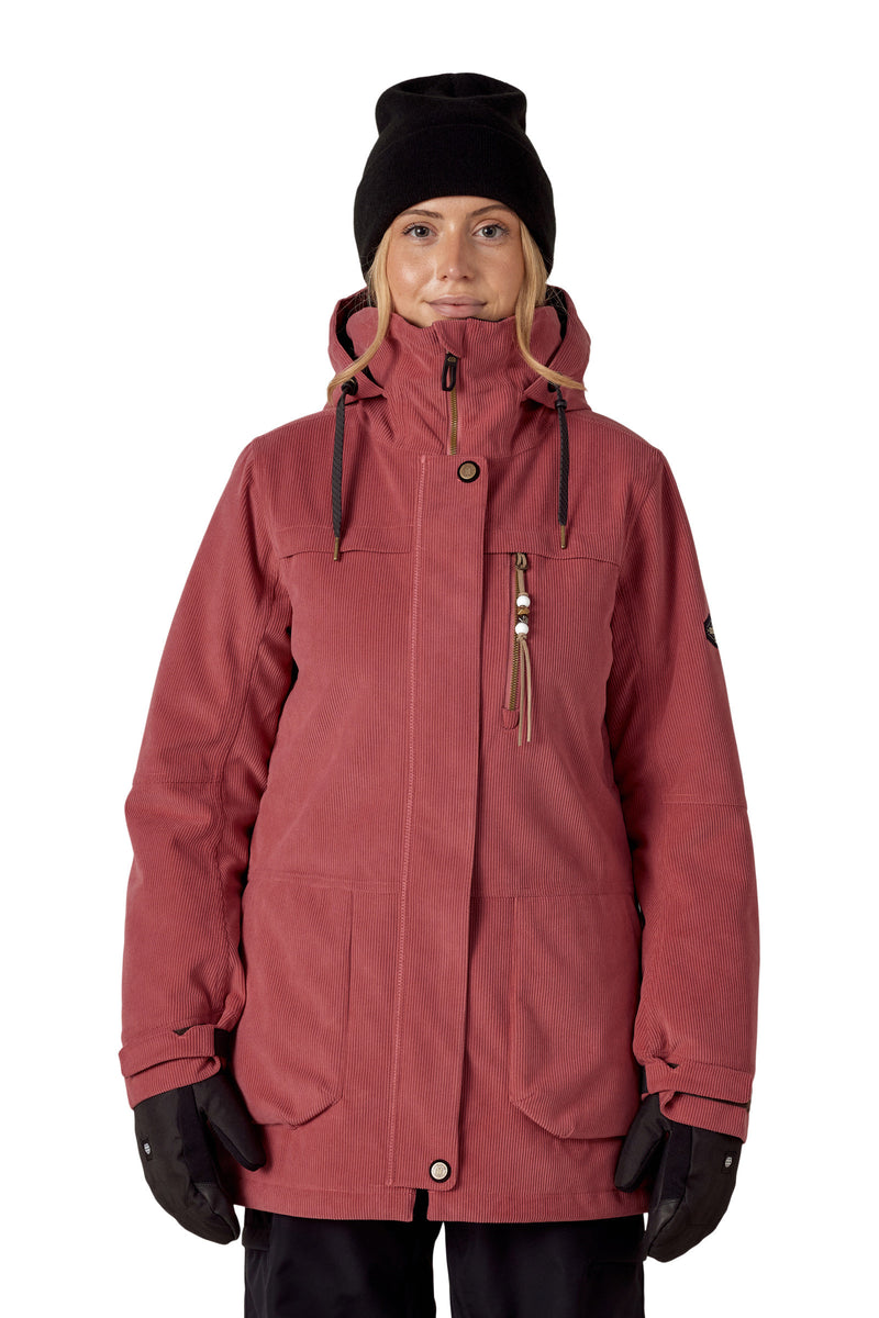 686 Women's Spirit Jacket Rosewood Corduroy