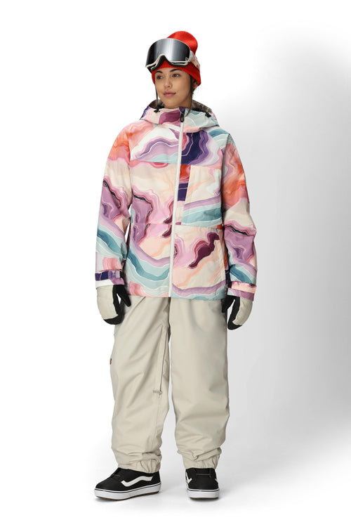 686 Women's Athena Insulated Jacket Sedimentary Print