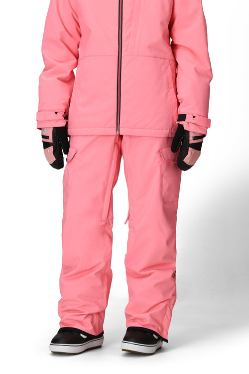 686 Women's Aura Insulated Cargo Pant Geranium Pink