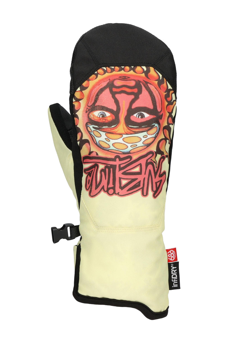 686 Women's Revel Mitt Sublime Yellow Tie Dye