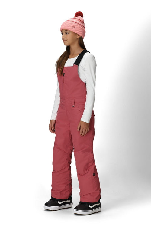 686 Girls' Sierra Insulated Bib Rosewood
