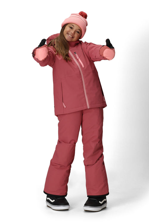 686 Girls' Sierra Insulated Bib Rosewood