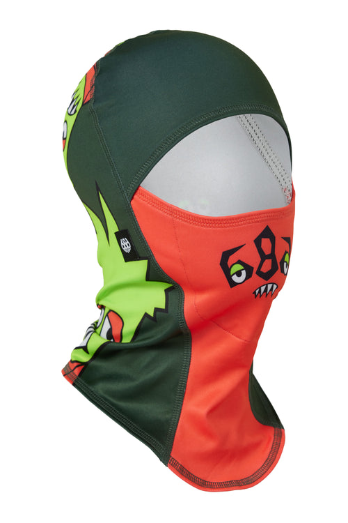 686 Youth Bolt Balaclava Borealis Green Colorblock