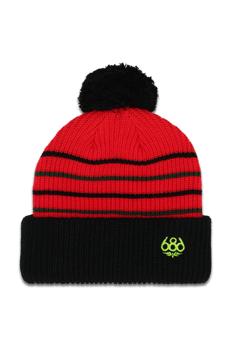 686 Youth Pom Beanie Flare Colorblock
