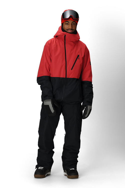 686 Hydra Thermagraph Jacket True Red Colorblock