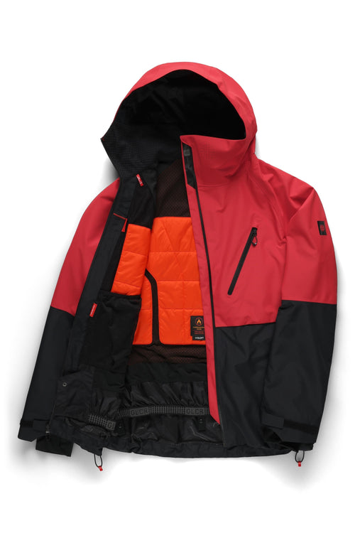 686 Hydra Thermagraph Jacket True Red Colorblock