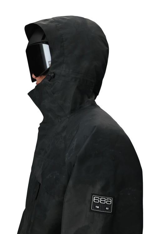 686 Geo Insulated Jacket Black Hemisphere