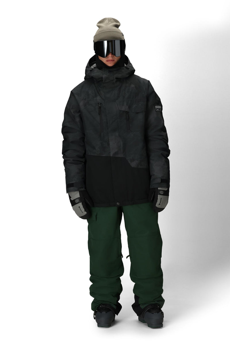 686 Geo Insulated Jacket Black Hemisphere