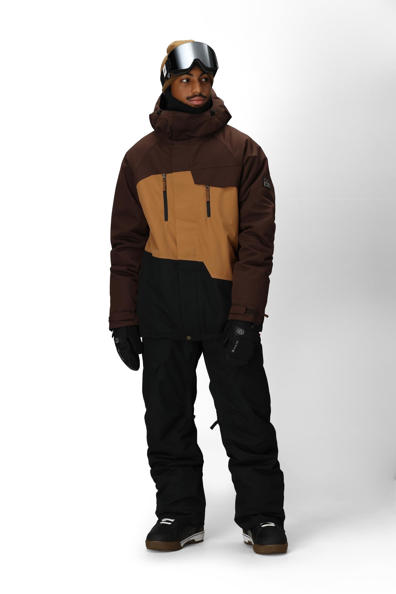 686 Geo Insulated Jacket Coffee Colorblock