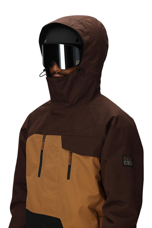 686 Geo Insulated Jacket Coffee Colorblock