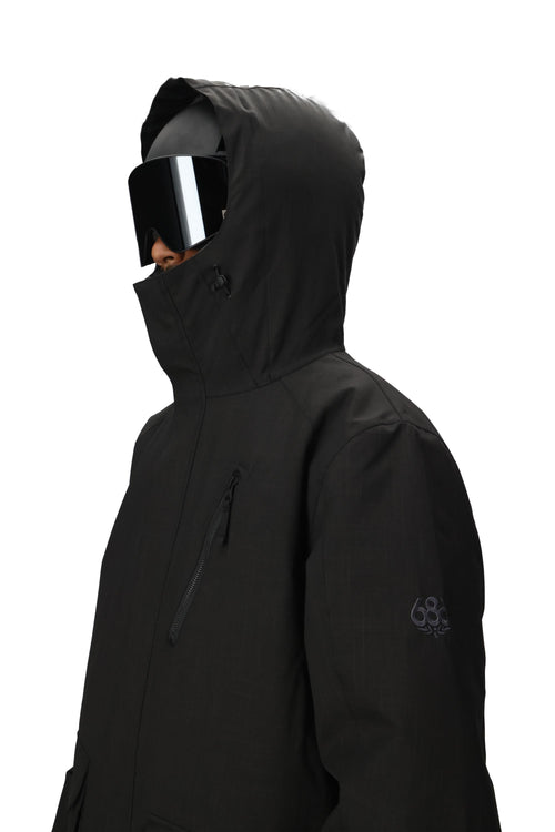 686 Nightline Insulated Jacket Black Herringbone