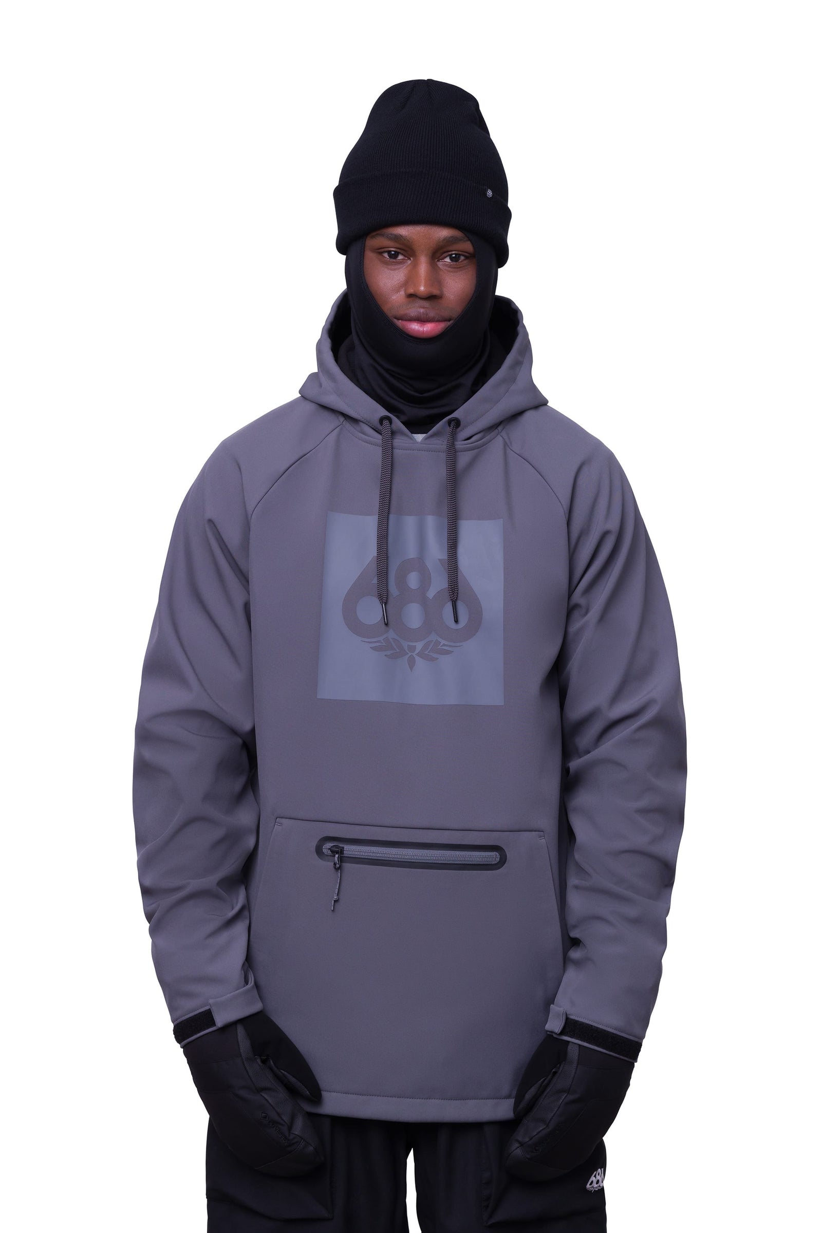686 Waterproof Hoody Rhino Grey