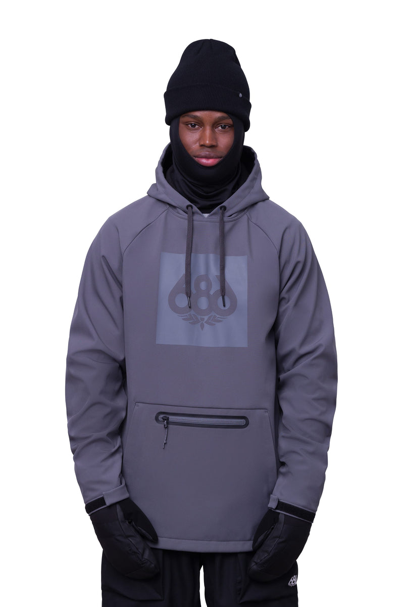 686 Waterproof Hoody Rhino Grey