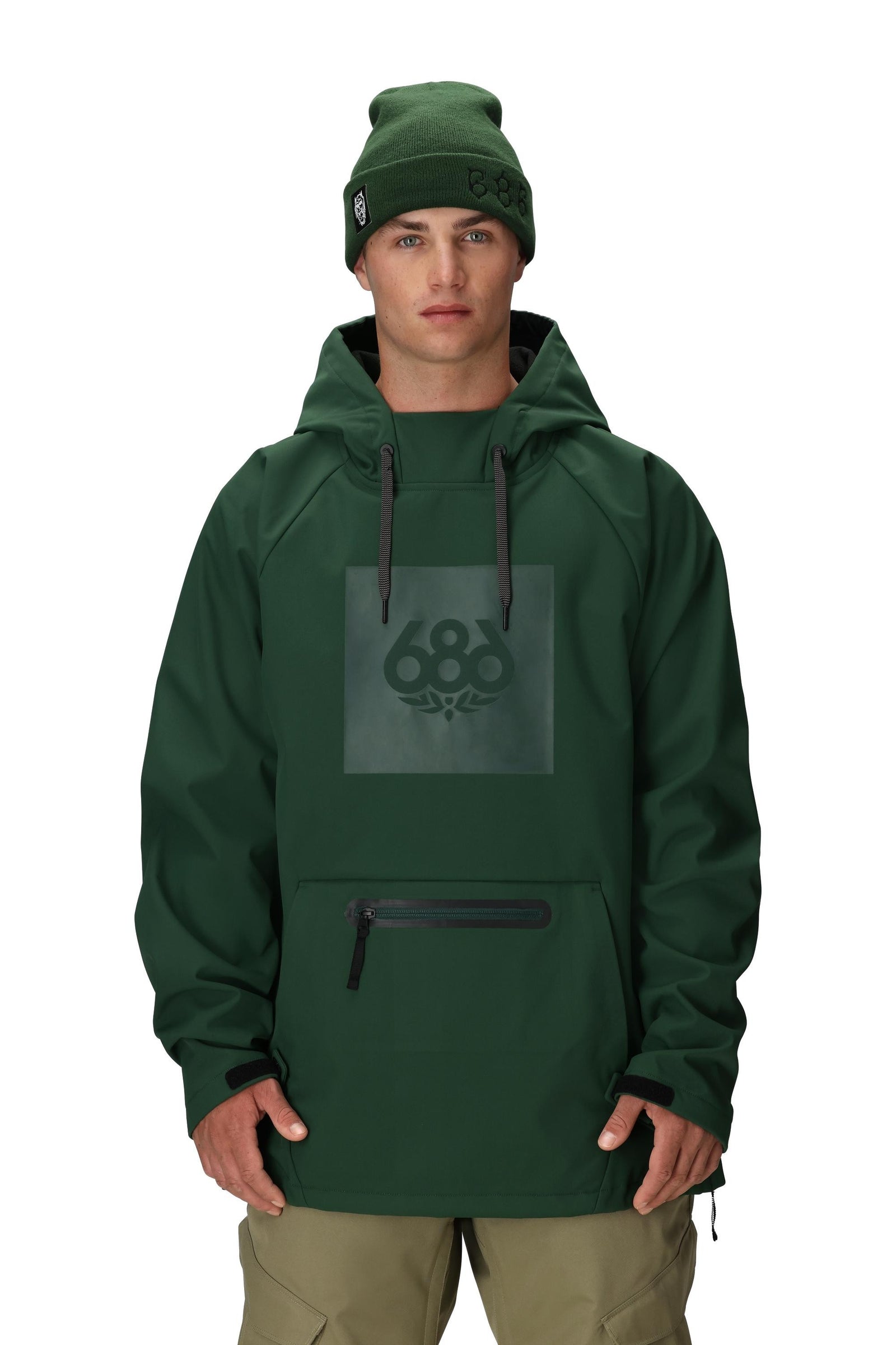 686 Waterproof Hoody Moss Green
