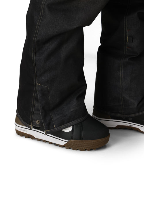 686 Deconstructed Denim Insulated Pant Black Denim