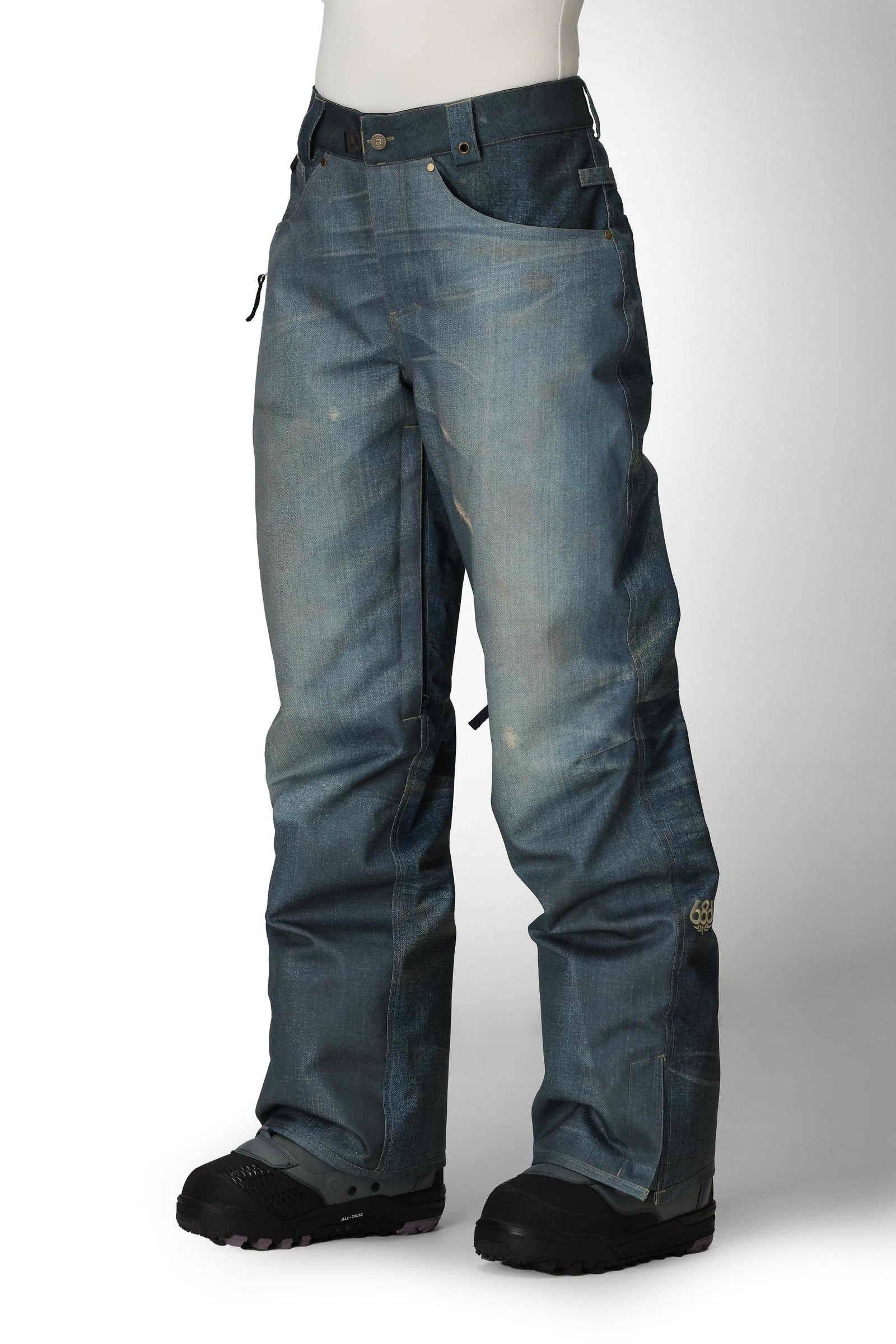 686 Women's Deconstructed Denim Insulated Pant Indigo Denim