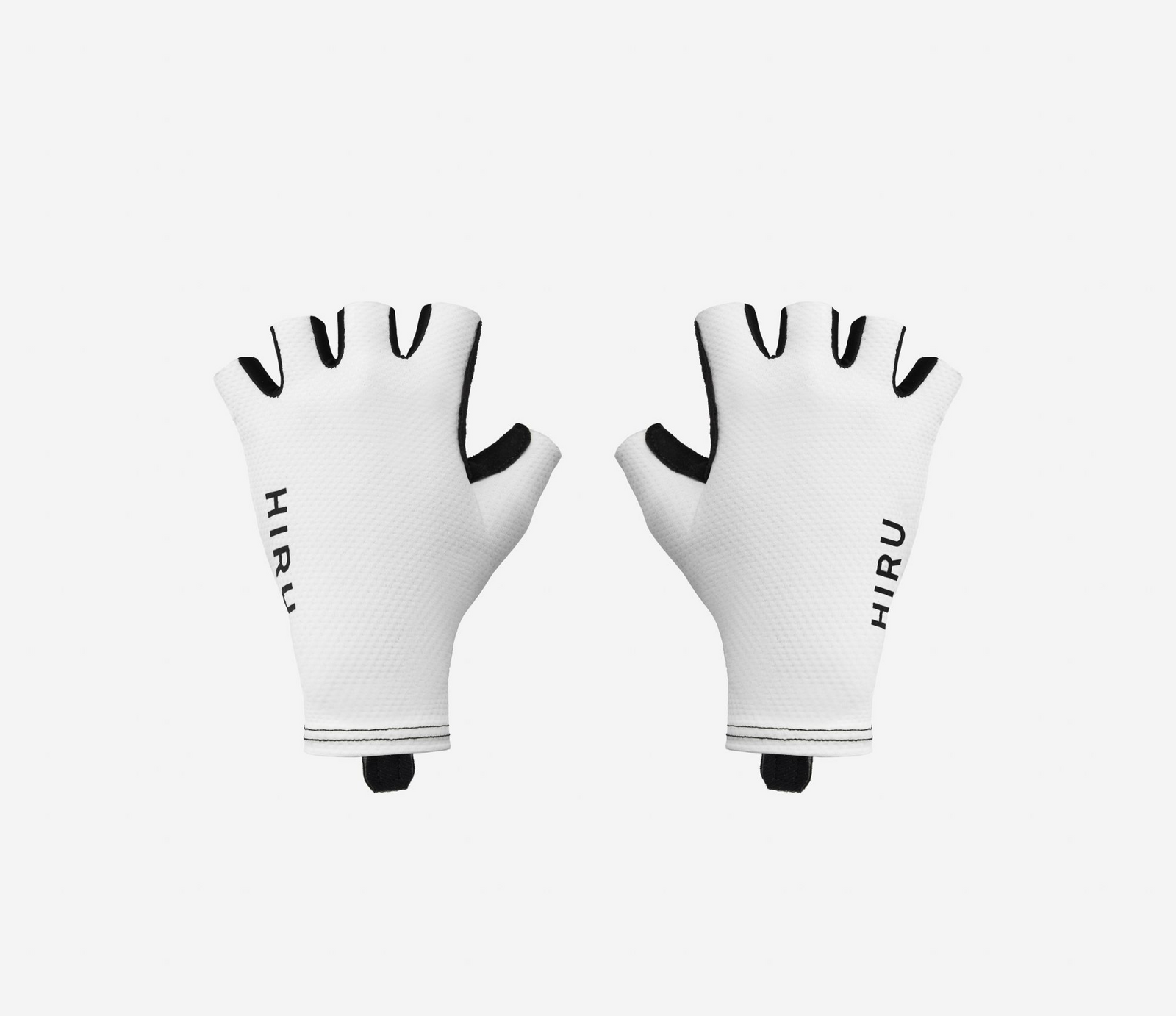 HIRU Fingerless Gloves White