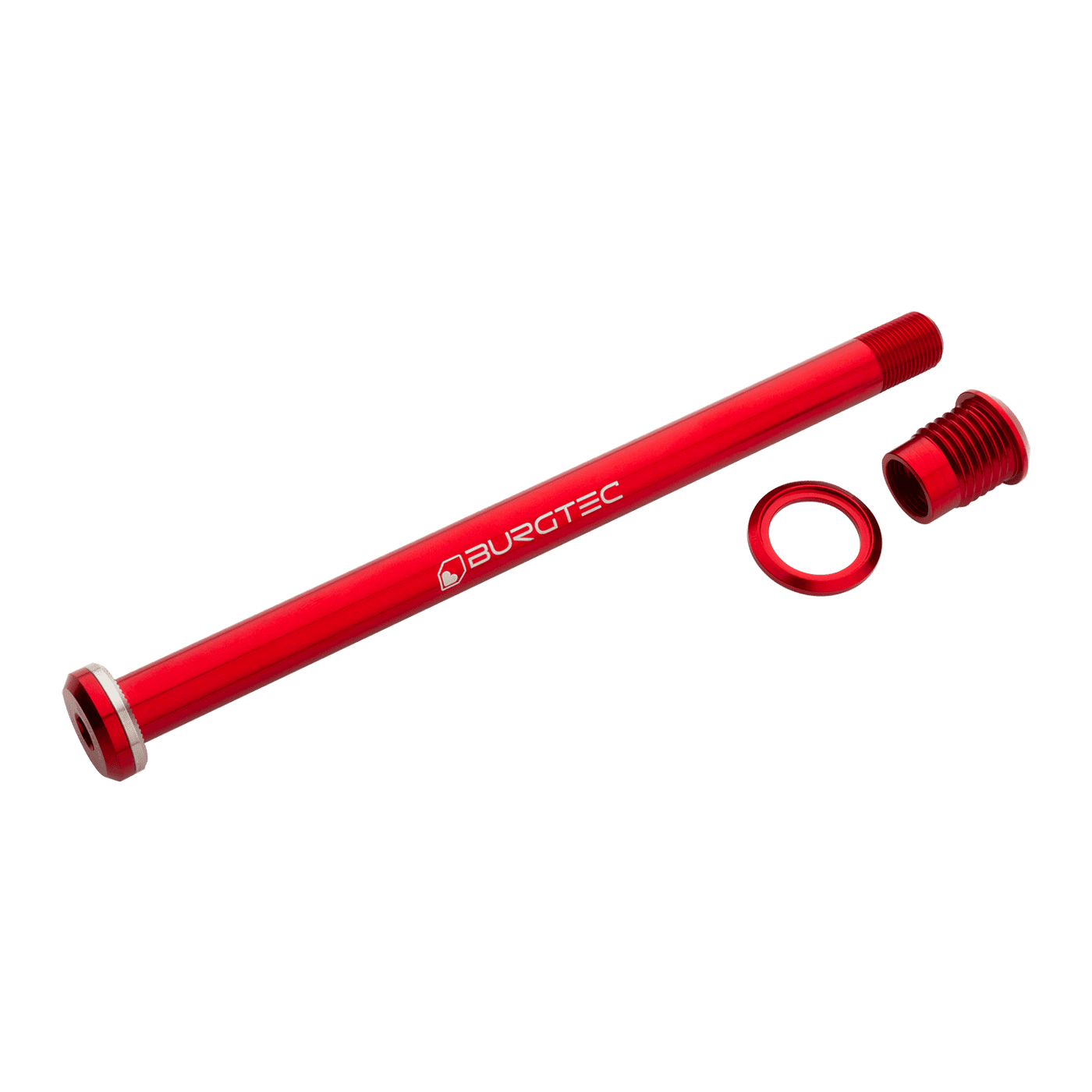 BURGTEC Santa Cruz 173.7mm Rear Axle - Race Red