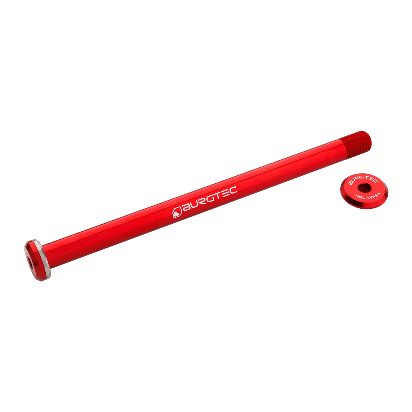 BURGTEC Santa Cruz V10 182mm Rear Axle - Race Red