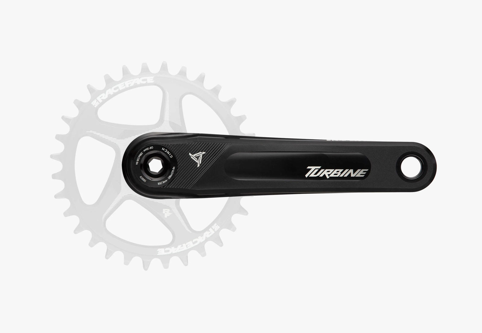 RACE FACE CRANKARM TURBINE 136 170 BLACK