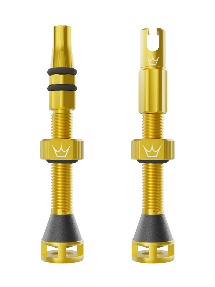 Peaty's Holeshot Fast Flow Tubeless Valves - 42mm / Gold
