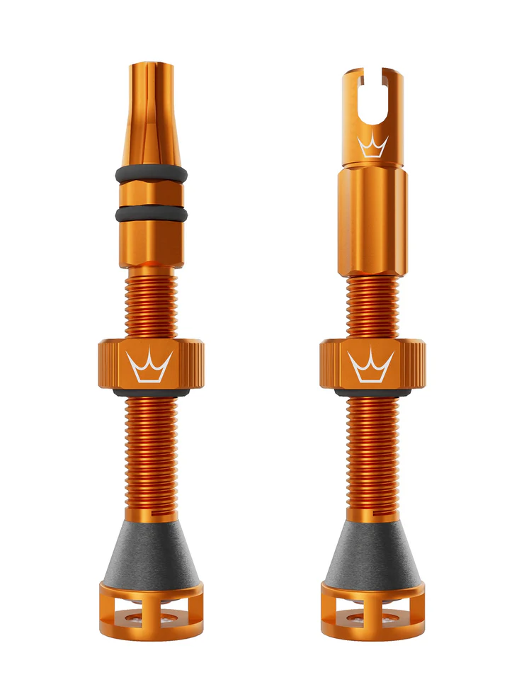 Peaty's Holeshot Fast Flow Tubeless Valves - 42mm / Mango