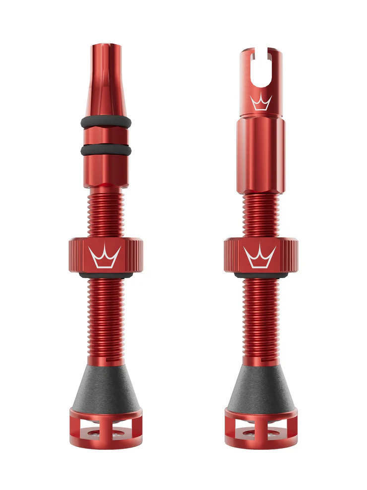 Peaty's Holeshot Fast Flow Tubeless Valves - 42mm / Red