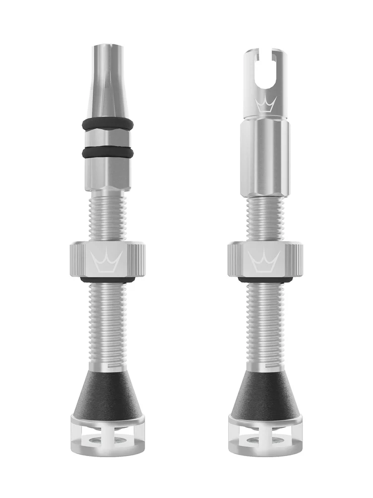 Peaty's Holeshot Fast Flow Tubeless Valves - 42mm / Silver