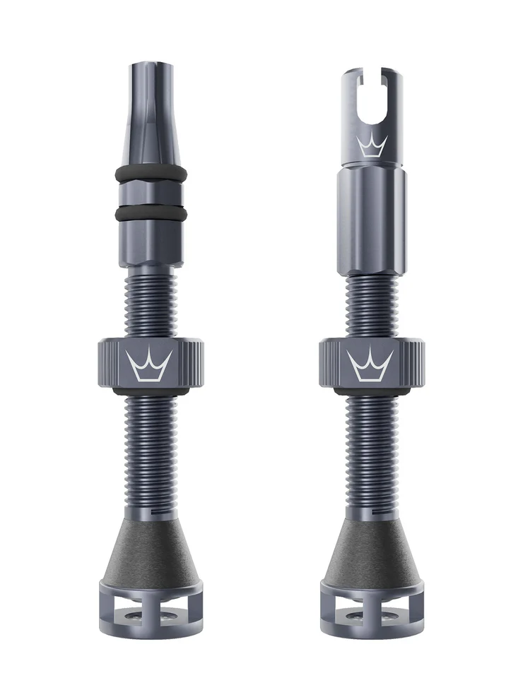 Peaty's Holeshot Fast Flow Tubeless Valves - 42mm / Slate