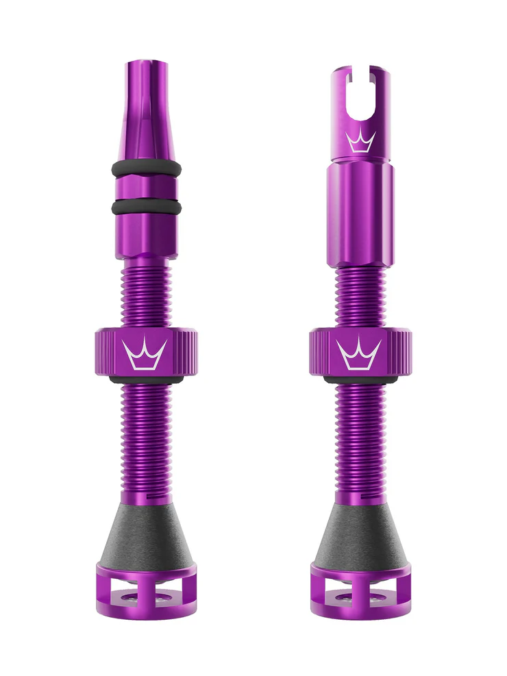 Peaty's Holeshot Fast Flow Tubeless Valves - 42mm / Violet