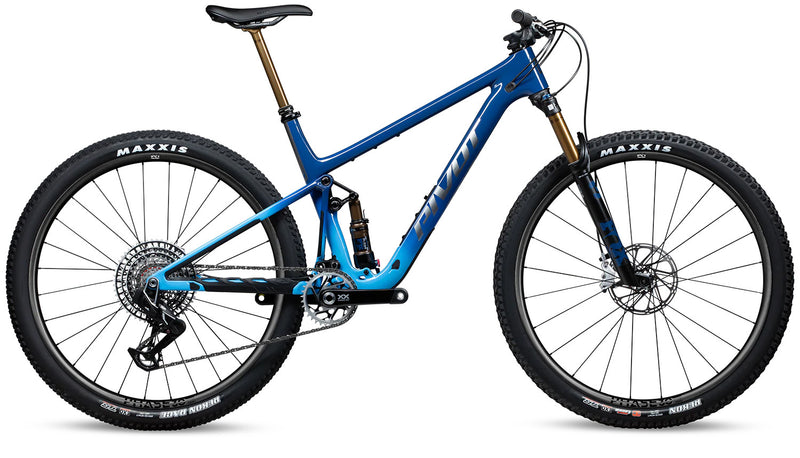 PIVOT MACH 4 SL TEAM XX SL AXS Small Blue Stellar Fade
