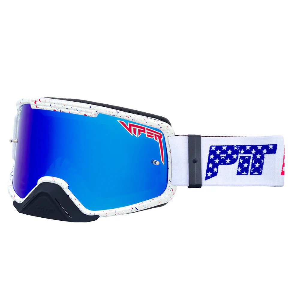 Pit Viper The Merika Brapstrap Goggle Large Blue Lens