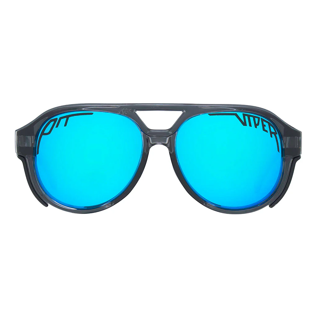 Pit Viper The Smoke Show Exciters Sunglasses Z87+ Polarized Blue Lens
