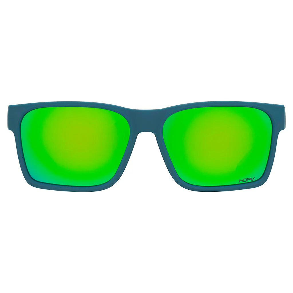Pit Viper The Spackler Revlock Sunglasses Z87+ HDPV Polarized Blue-Green Lens