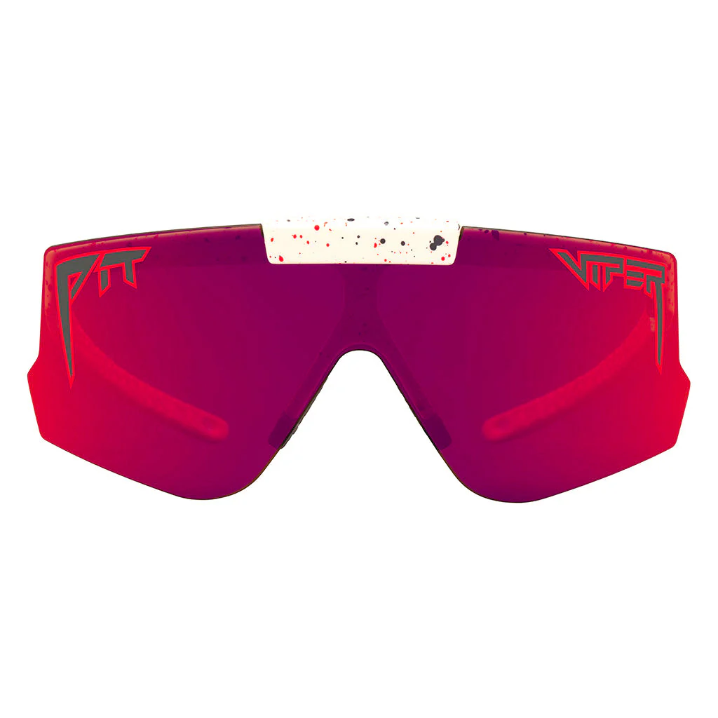 Pit Viper The Heater Flip-Offs 2.0 Wide Sunglasses Red Lens
