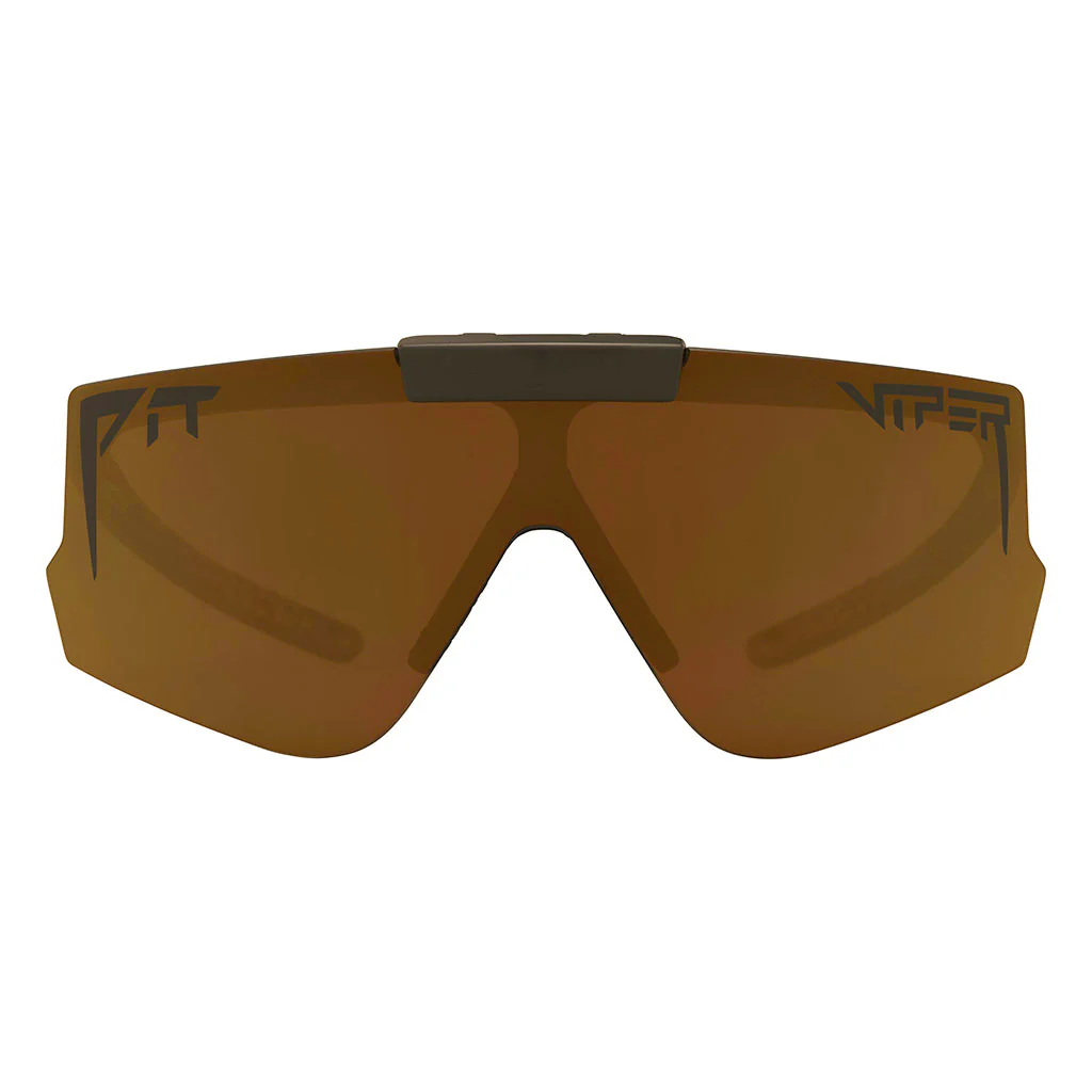 Pit Viper The Exec Flip-Offs 2.0 Wide Sunglasses Gold Lens