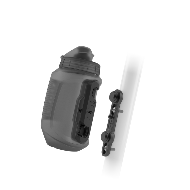 FIDLOCK Twist Bottle 550 Compact + Bike Base Smoke Grey