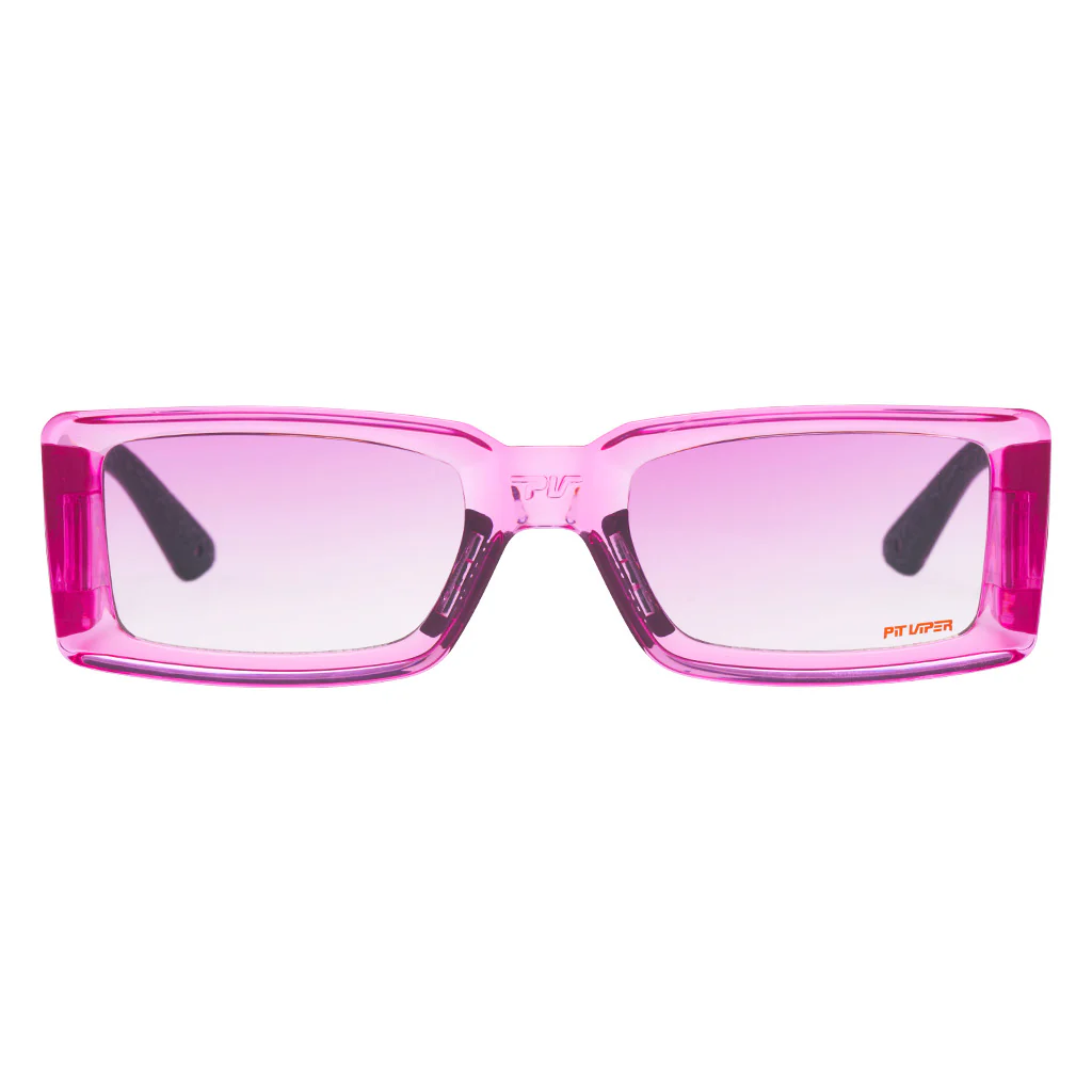 Pit Viper The Himalayan Low Bones Sunglasses Pink Fade Lens