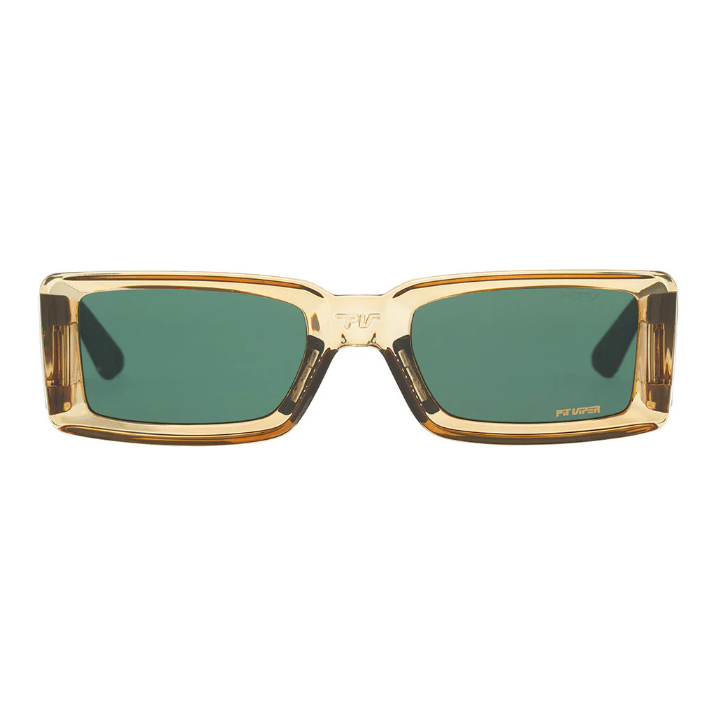 Pit Viper The Nude Beach Low Bones Sunglasses HDPV Polarized Smoke Lens