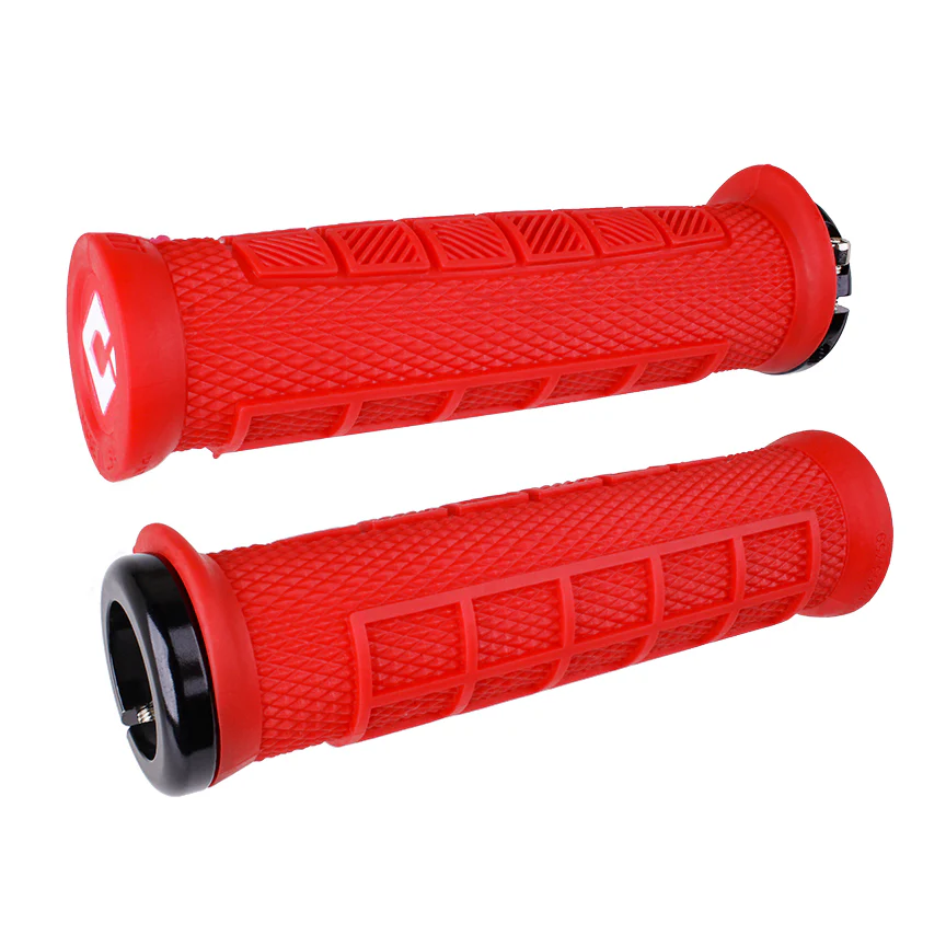 ODI Elite Pro v2.1 Lock On Red Grips