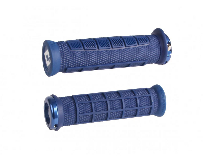 ODI Elite Pro v2.1 Lock On Navy Blue Grips