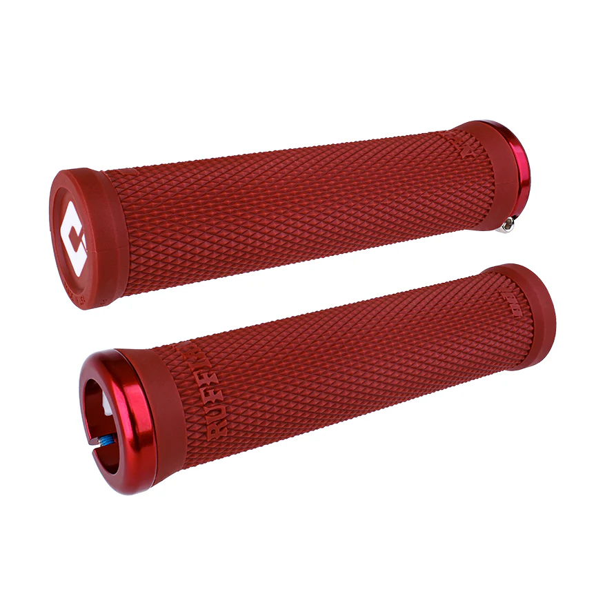 ODI Ruffian v2.1 Lock-On Red Grips