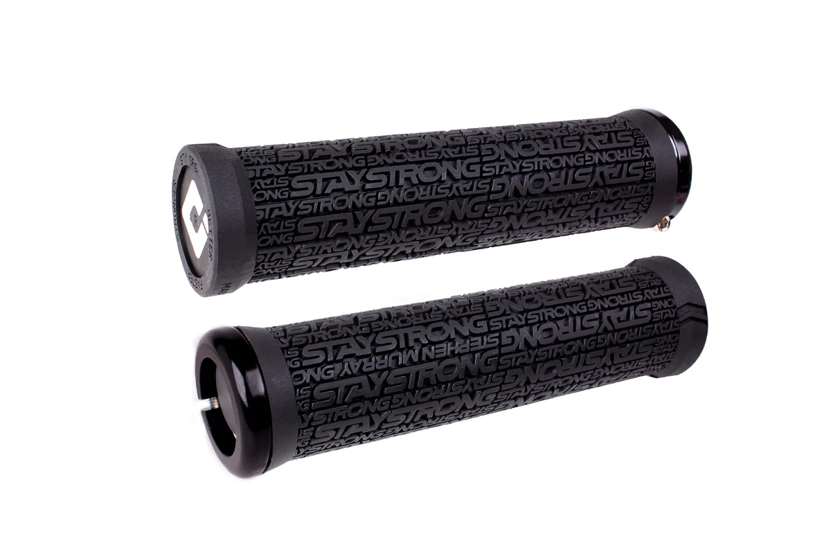 ODI Stay Strong v2.1 Lock-On Black Grips