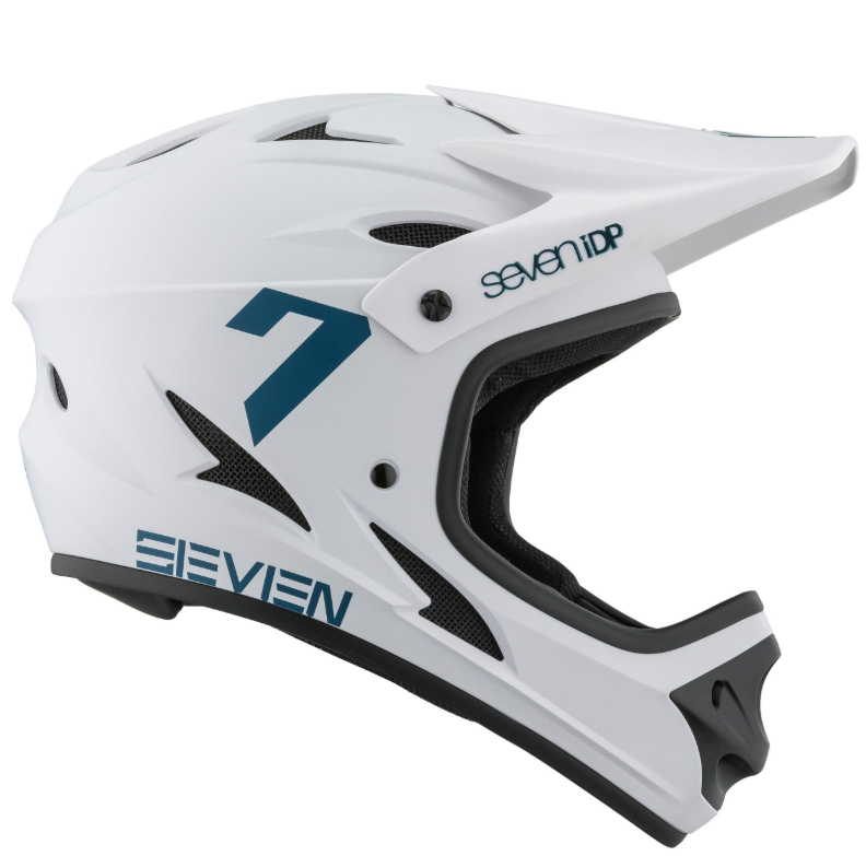 7iDP MTB PROTECTION M1 HELMET WHITE/BLUE LG