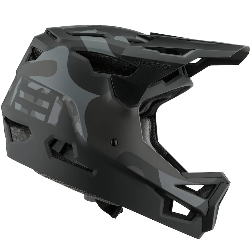 7iDP MTB PROTECTION PROJECT 23 ABS HELMET Matt Dark Camo XS/S