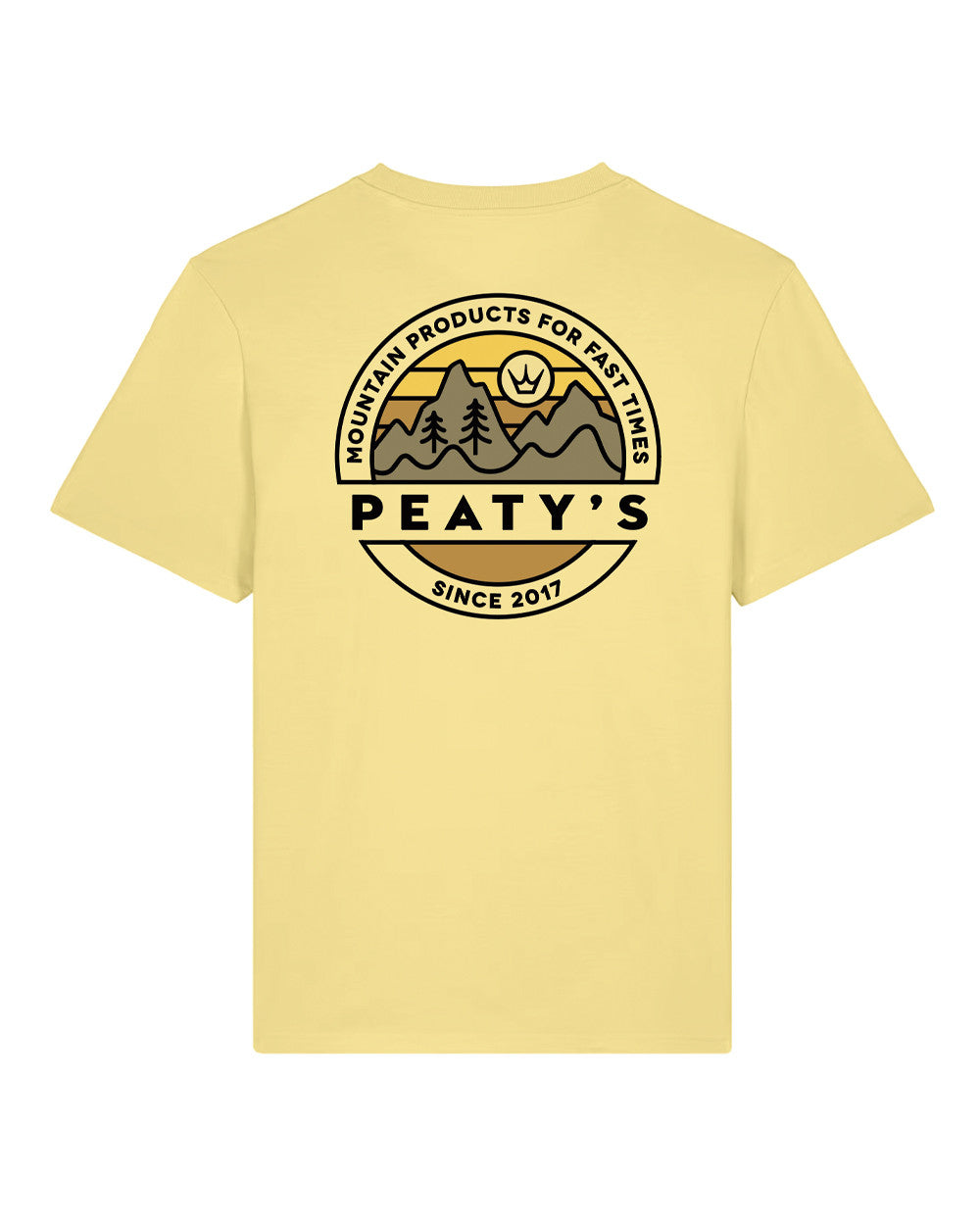 Peaty's SS26 PubWear Tee - Playground / Vintage Yellow