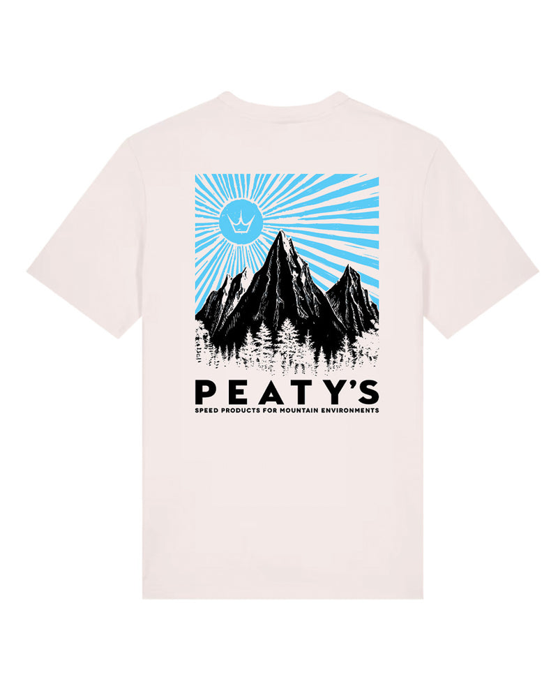 Peaty's SS26 PubWear Tee - Mountain / Vintage White