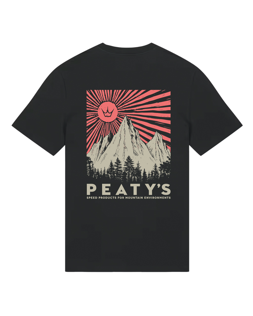 Peaty's SS26 PubWear Tee - Mountain / Black